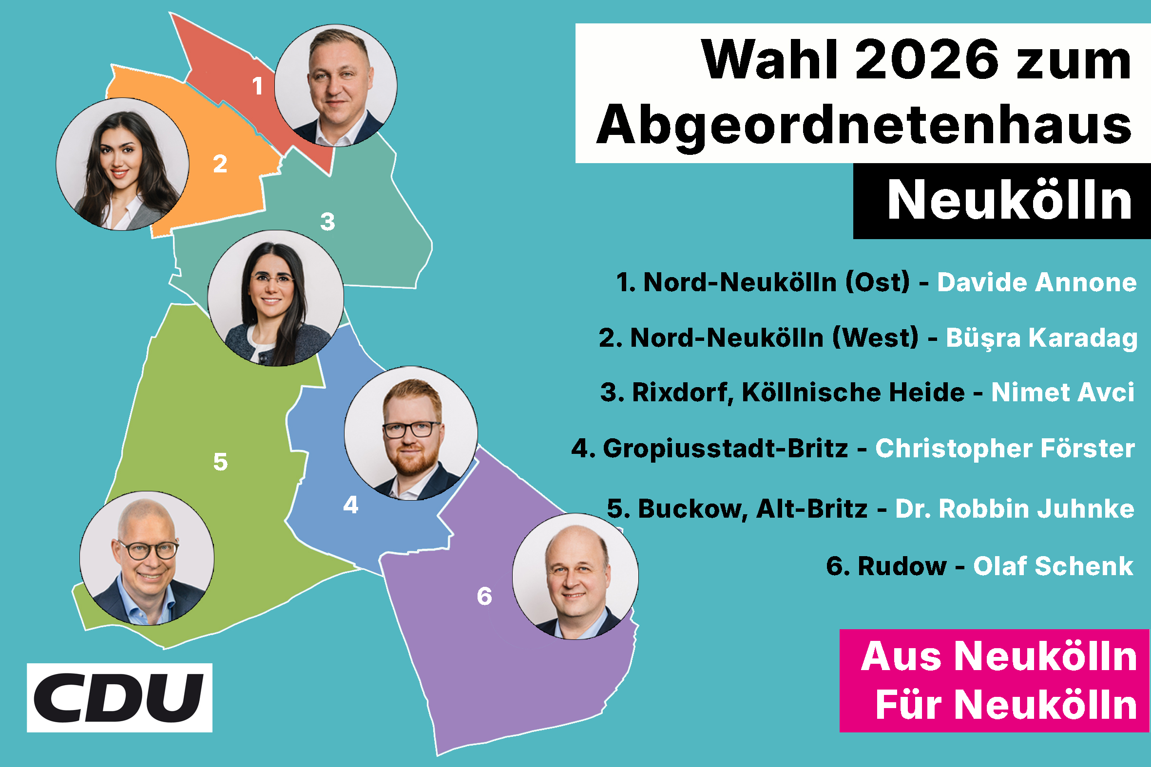 UNSERE KANDIDATINNEN UND KANDIDATEN F�R NEUK�LLN